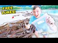 Finding Free Fishing Lures (9 Pound Bass!)