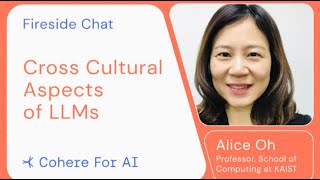 Fireside Chat: Alice Oh