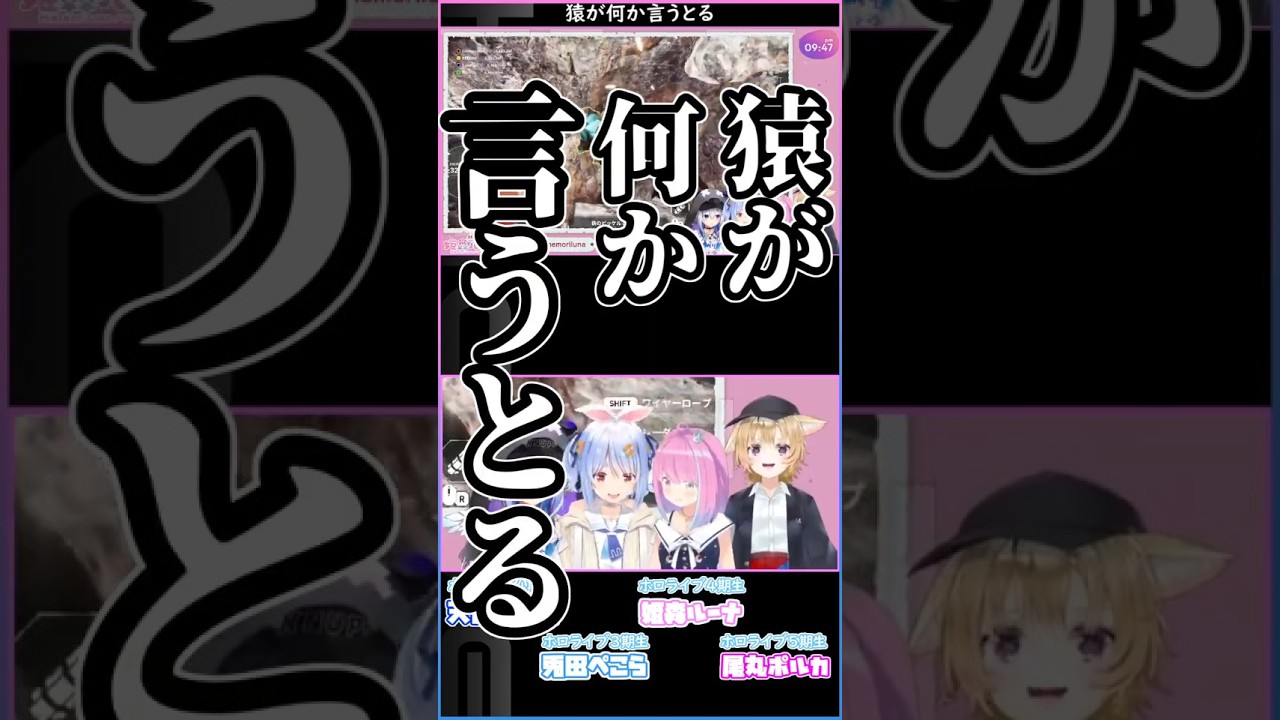 猿が何か言うとる #hololive