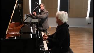 Gil Goldstein Jorge Pardo Grabando En Madrid