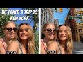 We FAKED a trip to New York (FAIL?!) | Syd and Ell