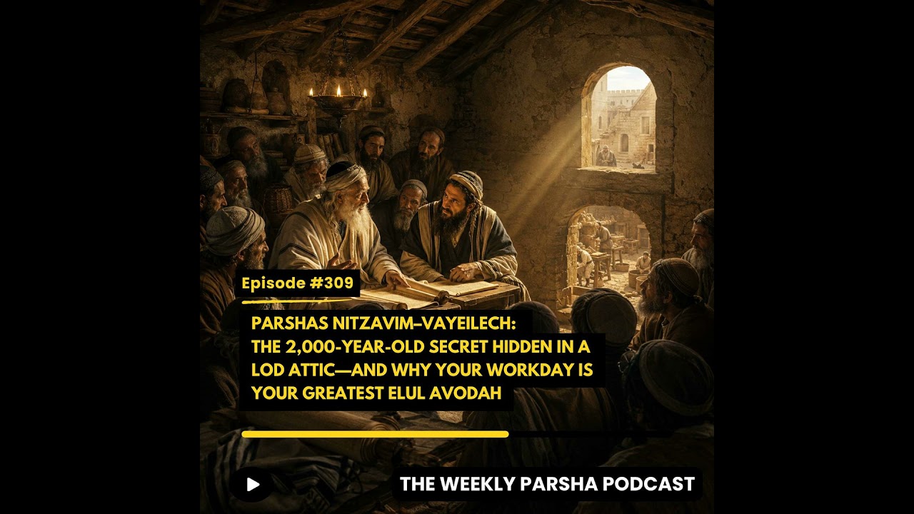 Parshas Nitzavim–Vayeilech: The 2,000-Year-Old Secret Hidden in a Lod Attic—and Why Your Workday ...