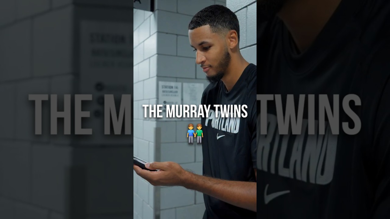 Keegan Murray Ignores His Twin Kris at NBA Media Day 😂📱
