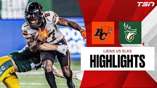 CFL WEEK 16: Lions vs. Elks