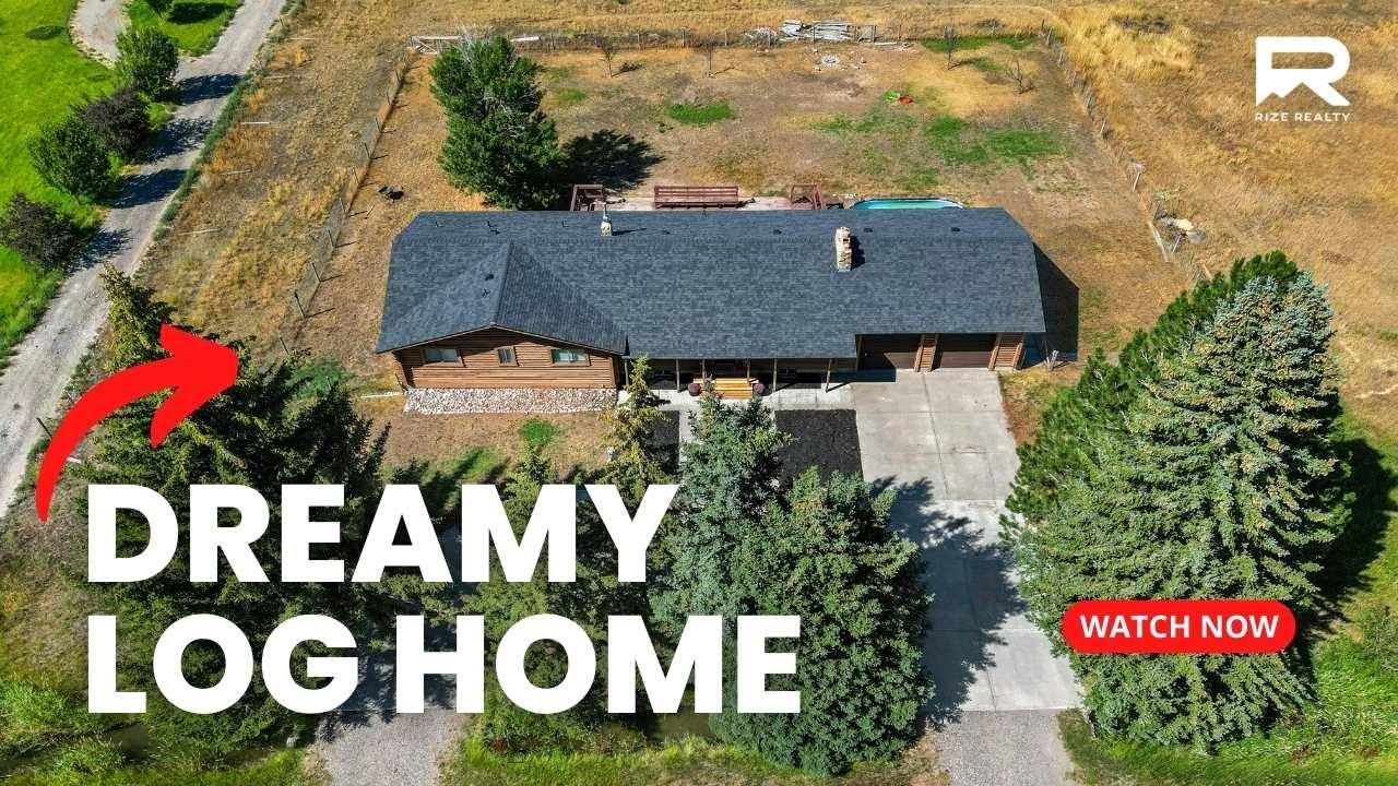 IDAHO LIVING 5Bedroom Dreamy Log Home For Sale! YouTube