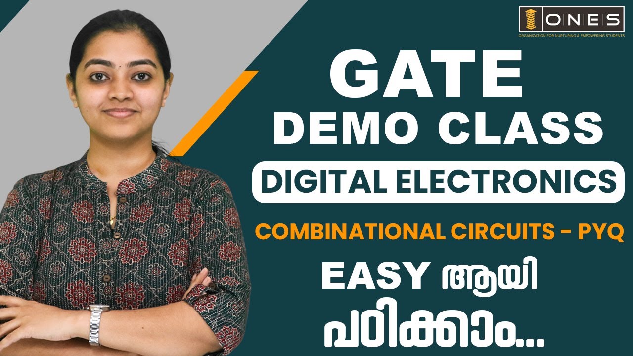 GATE | DIGITAL ELECTRONICS - DEMO CLASS | COMBINATIONAL CIRCUITS PYQ ...