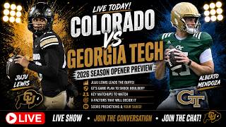 Información 🔥 COLORADO vs GEORGIA TECH: Is Vegas WRONG About the Buffs! | 2026 Season Opener LIVE Guía