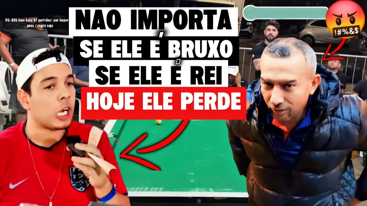 ELE INTIMIDOU O BAIANINHO DE MAUA, JOGAÇO! 🤯🎱