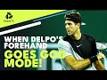 5 Times Juan Martin del Potro Went GOD MODE On The Forehand 🚀