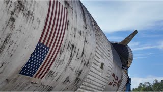 NASA’s INFINITY Science Center, Life-sized ISS Module , Saturn V rocket stage, and NASA history!