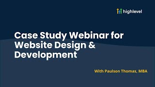 Case Study Webinar for Website Design & Development from Marketplace