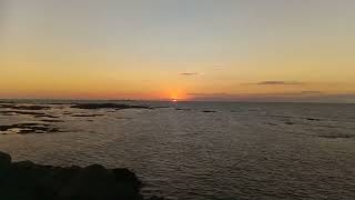 L'Herbaudière - Noirmoutier - Coucher de soleil au calme avec vue sur l'île du pilier