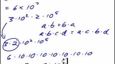 Multiplying and Dividing Numbers in Scientific Notation
