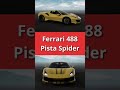 Ferrari 488 Pista Spider Giallo Triplo Strato #shorts