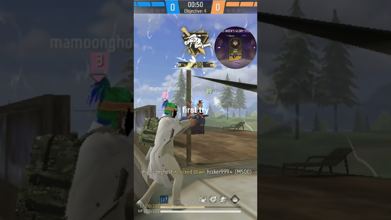 free fire multiplayer takedown in CS first round 