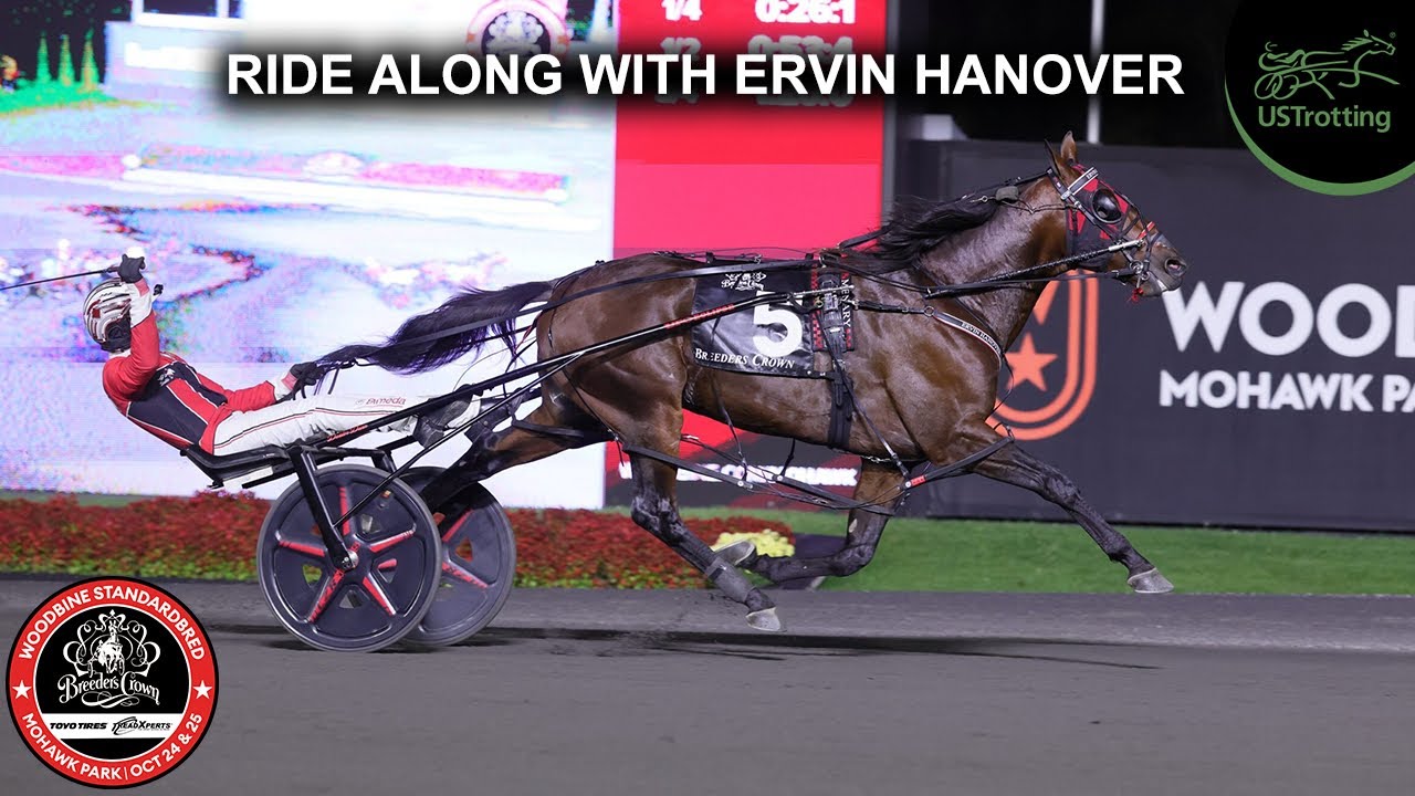 Ride along with Breeders Crown Champion Ervin Hanover | UsTrotting 