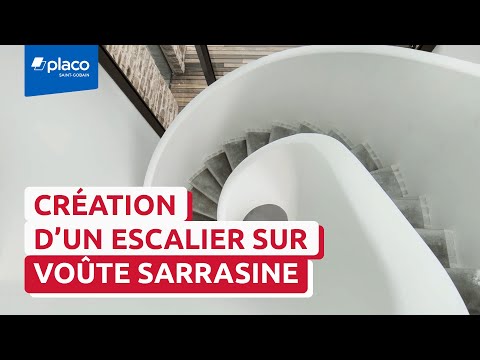 Un escalier sur voûte sarrasine - Côtes d’Armor | Trophées Placo® 2022