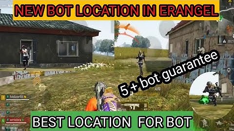 New Bot location in Erangel || 5 + bot in every match || Pubg New state bot location ||