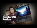 Msi creator z17 review  performance laptop for all kinds of creators