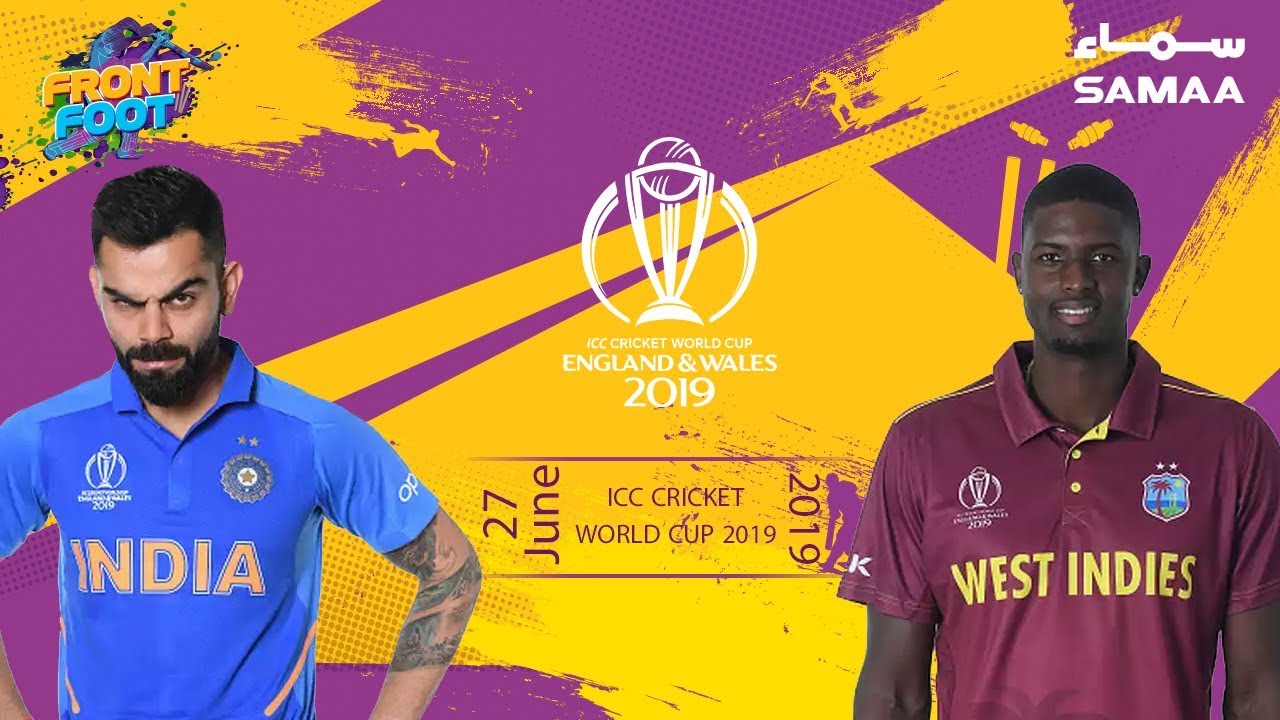 India v West Indies: Cricket World Cup 2019  live!