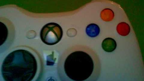 xbox 360 controller custom blue and green  led
