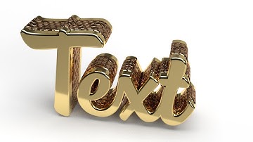 3D text in Cinema 4D and Adobe Dimension