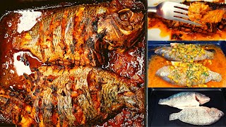 Grilled fish stuffed | سمك محشي مشوي بالفرن | GRILLED FISH #cookingsketchbook #grilledfish