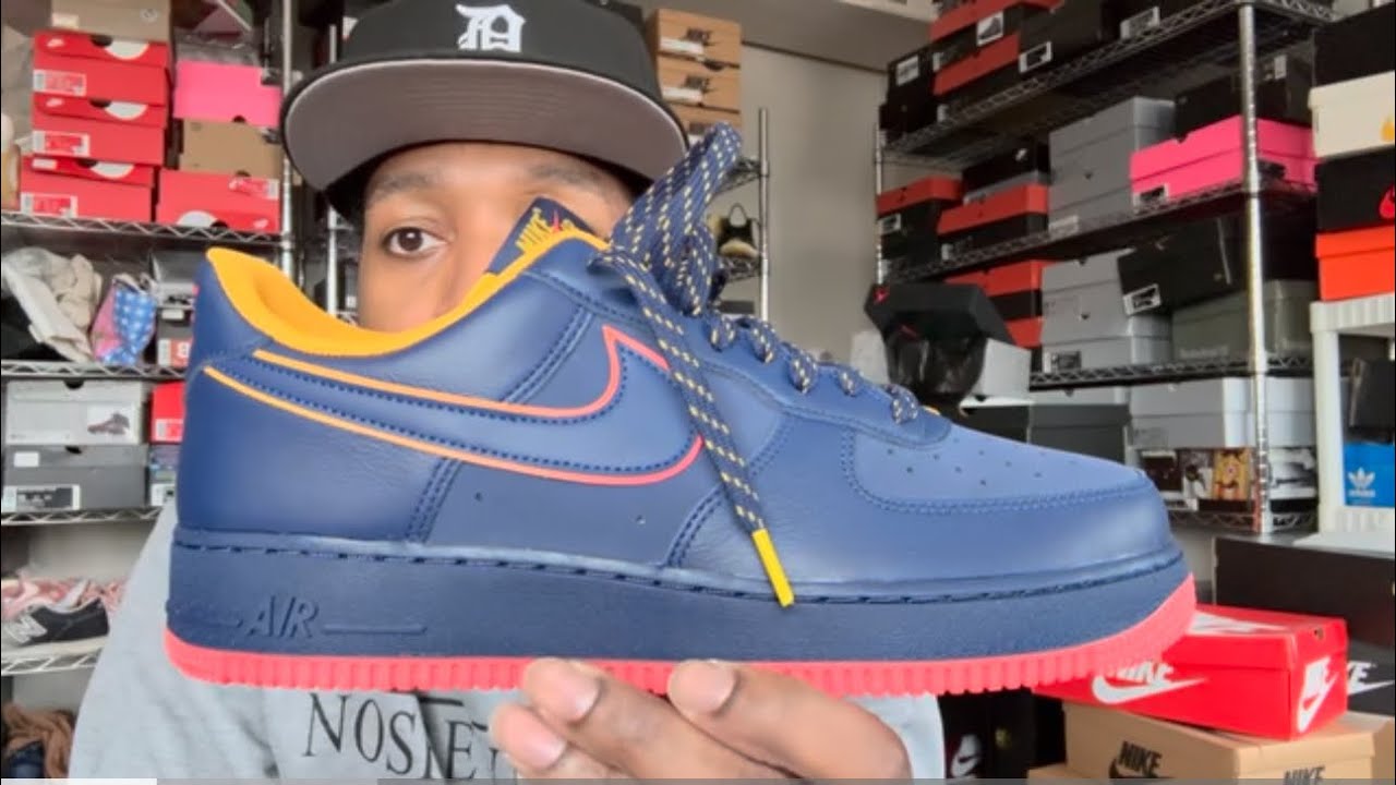 ★Nike★Air Force 1 '07 LV8 Midnight Navy★ Nike Air Force 1 '07 LV8 (Midnight Navy | Light Crimson