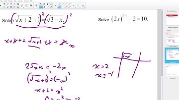 5 4 Solving Radical Equations and Inequalities