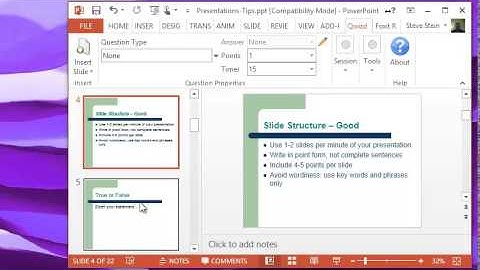 Create a Question in Qwizdom