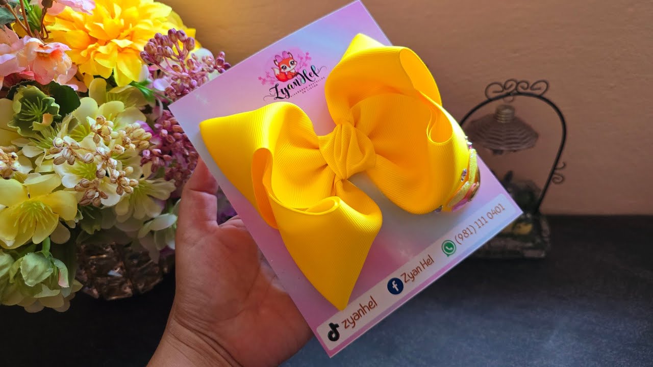 Moño boutique con Liston de 7.5cm de ancho #diy #hechoamano  (1er curso)