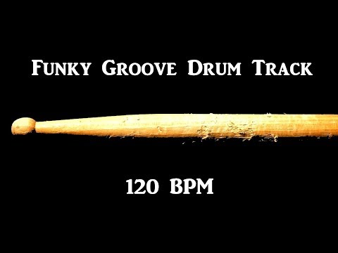 funky-groove-drum-track-120-bpm-bass-guitar-backing-beat-drums-only-#289