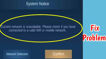 Current Network Is Unavailable Fix Problem on Mobile Legends | mobile legends Network Unavailable