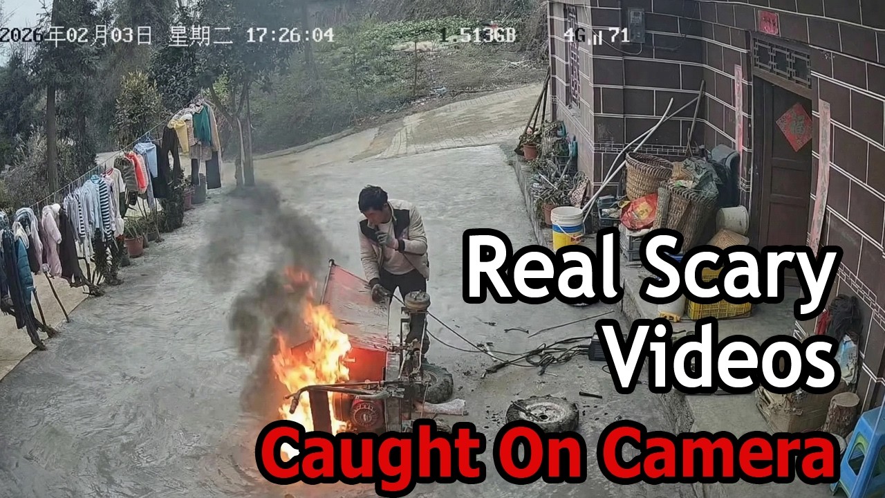 Real Scary Videos Caught On Camera [Vol.193] - YouTube