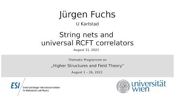 Jürgen Fuchs - String nets and universal RCFT correlators