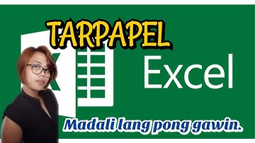 Tarpapel using microsoft EXCEL