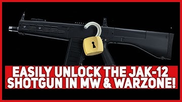 How to unlock the JAK-12 Shotgun Quick & Easy in Modern Warfare & Warzone! (AA12 Shotgun)