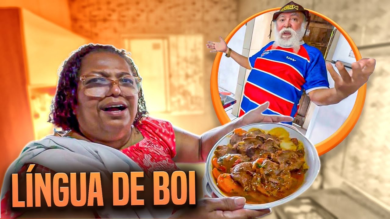 DONA ZAZA PREPAROU LIGUA DE BOI E LUIZ DO SOM FICOU ATRAPALHANDO | RECEITAS DA ZAZA 