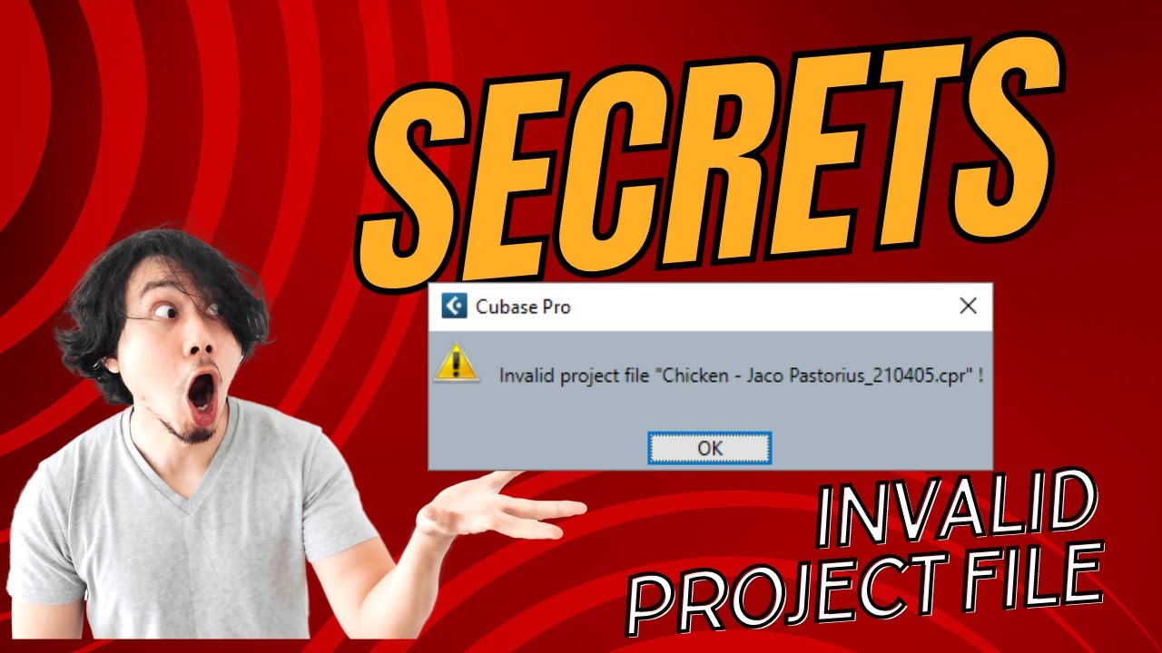 Invalid Project Files | Cubase 5