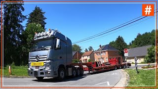 Heavy transport with a Mercedes-Benz Actros SLT | #ITSMYDRIVE