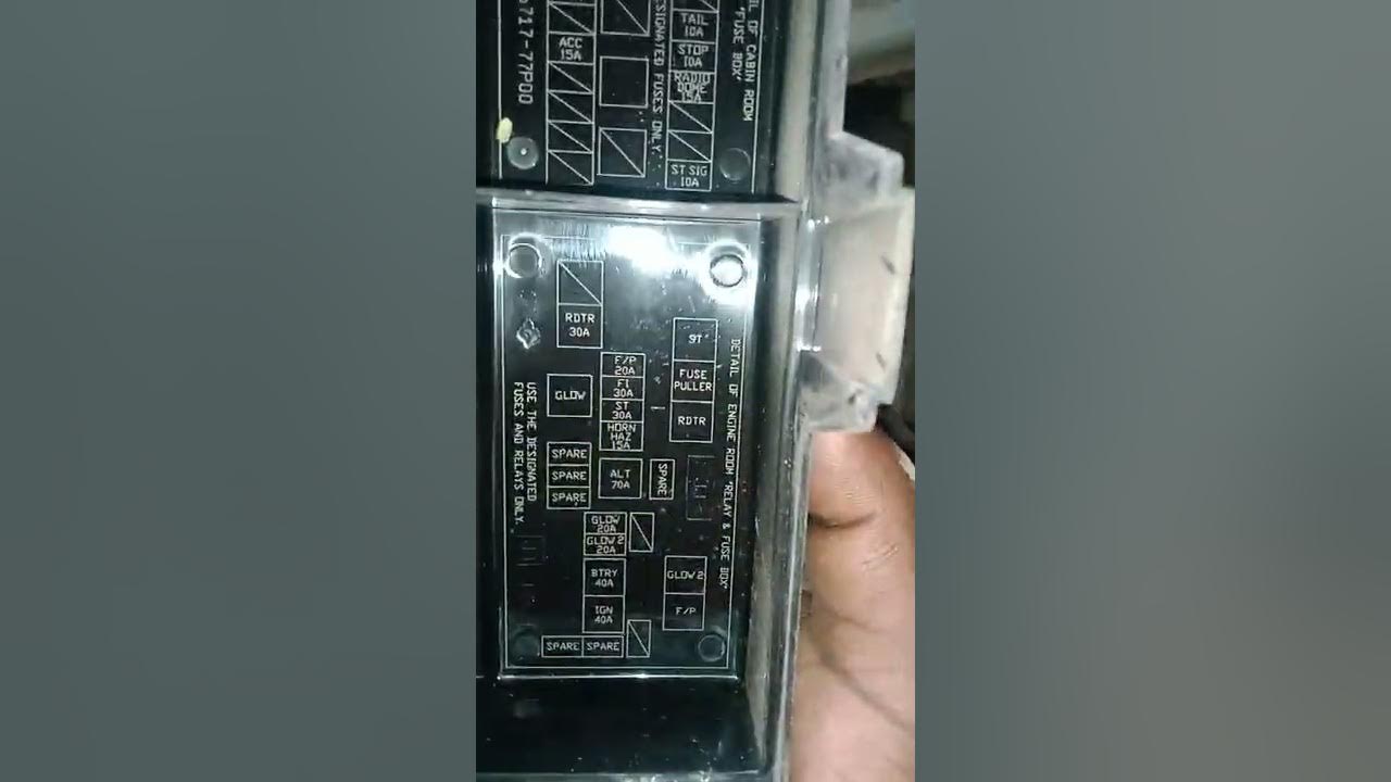 maruthi Suzuki super carry fuse box and diagram clear view - YouTube