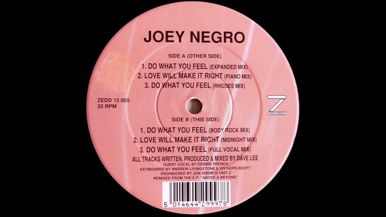 Joey Negro - Love Will Make It Right (Midnight Mix)