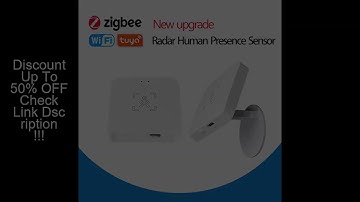 Tuya Zigbee/WiFi Smart Human Presence Sensor MmWave Radar Detection Luminance/Distance Detection For
