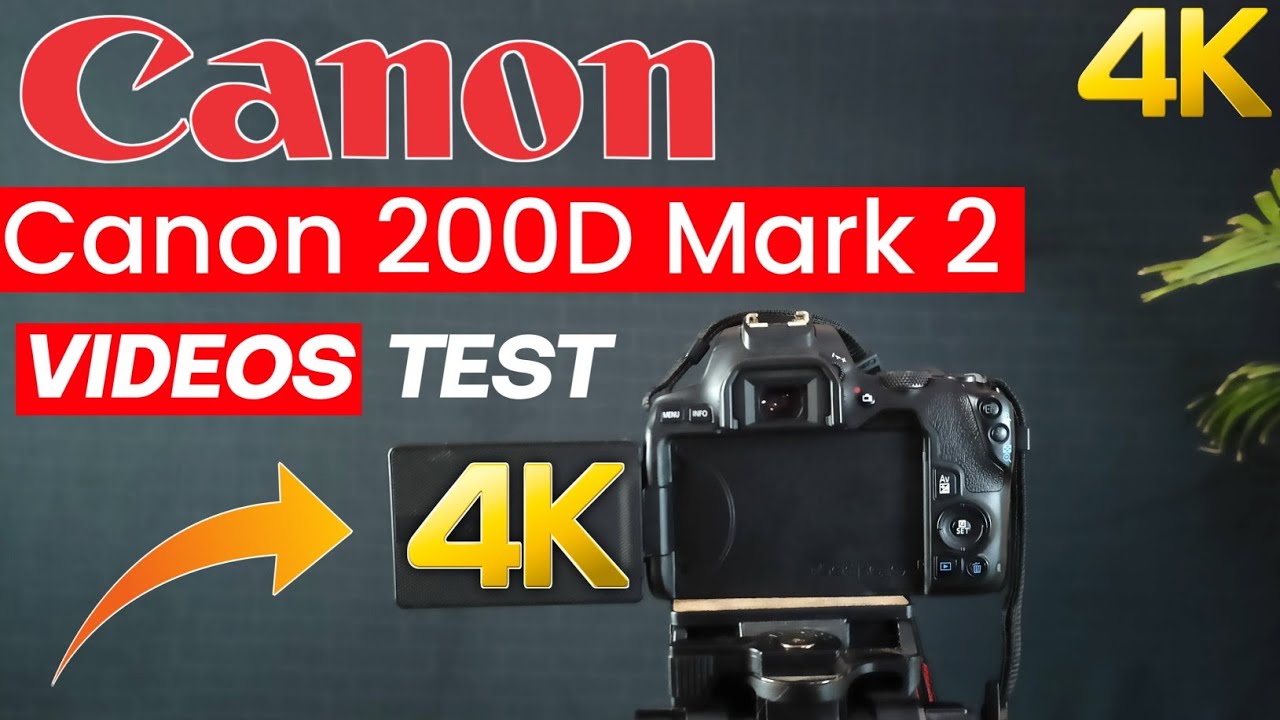 Canon EOS 200D Mark ii 4K Videos Test 🔥 - Dept Gyan