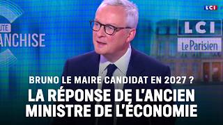 Bruno Le Maire candidat en 2027 ? La réponse de l'ancien ministre de l'Économie｜LCI