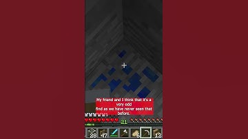 Finding Lapis In My Minecraft Survival World #shorts