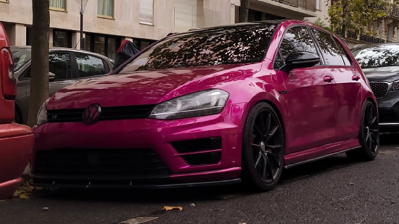 golf 7r rose, porsche 911 Dakar, gt2 rs rasso vauban - YouTube