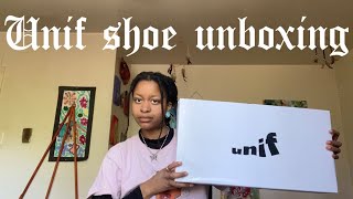 Unif shoe review/unboxing | crypto boot and bubble platforms