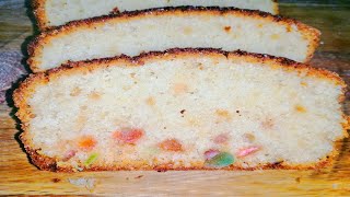 Tutti Frutti Cake in Blender / Easy & Quick Cake / Fruit Cake /Bakery Style Cake