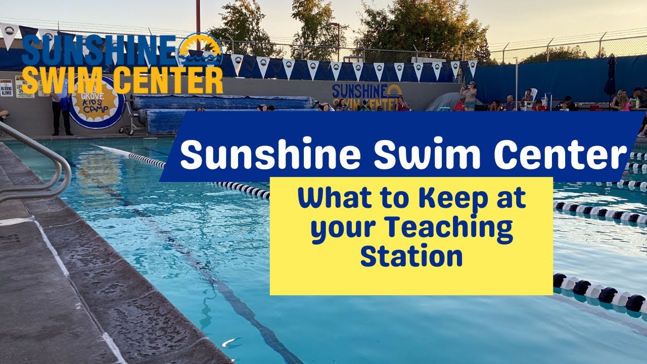 What to Keep at your Teaching Stations for Beginner Swim Lessons